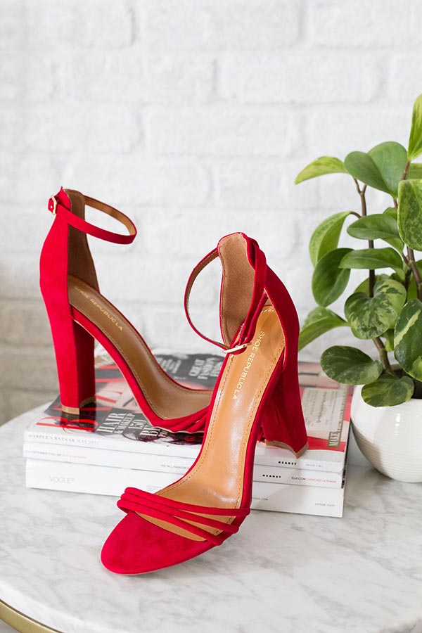 The Kennedy Heel in Red