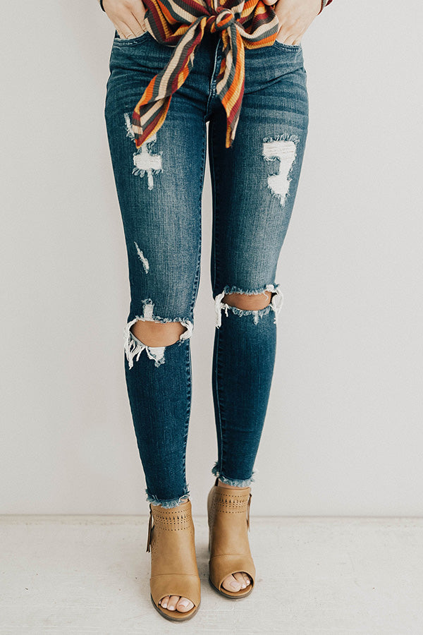 The Camila Mid Rise Ankle Skinny