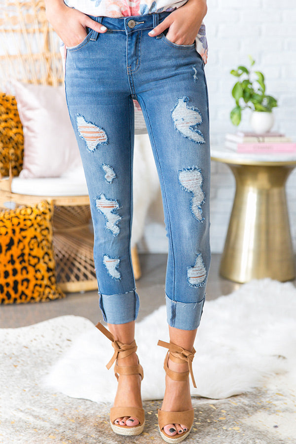 The Grace Mid Rise Ankle Skinny