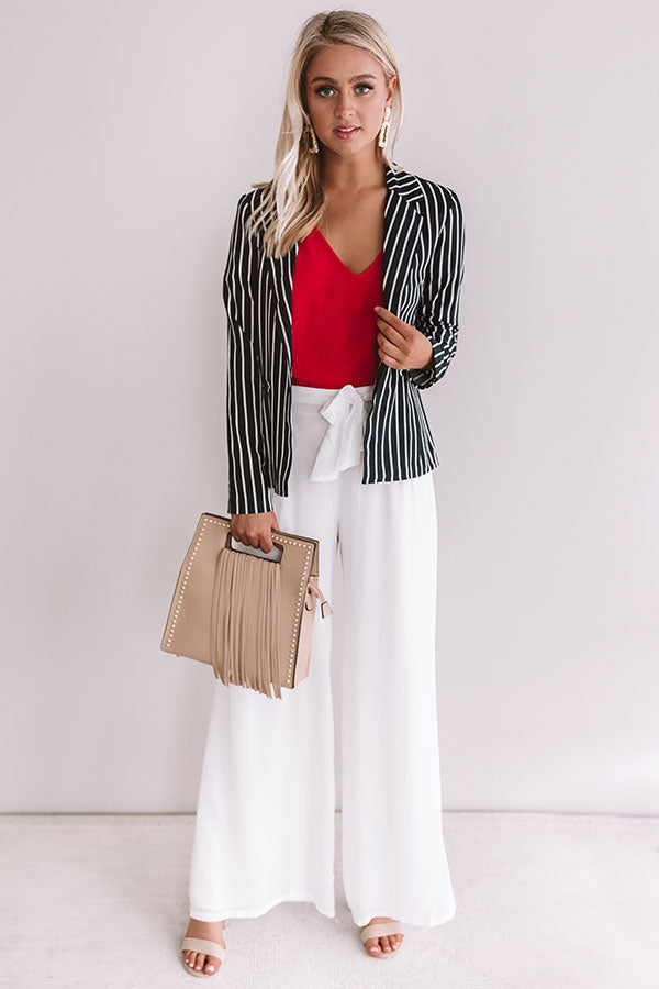 VP Of Chic Stripe Blazer