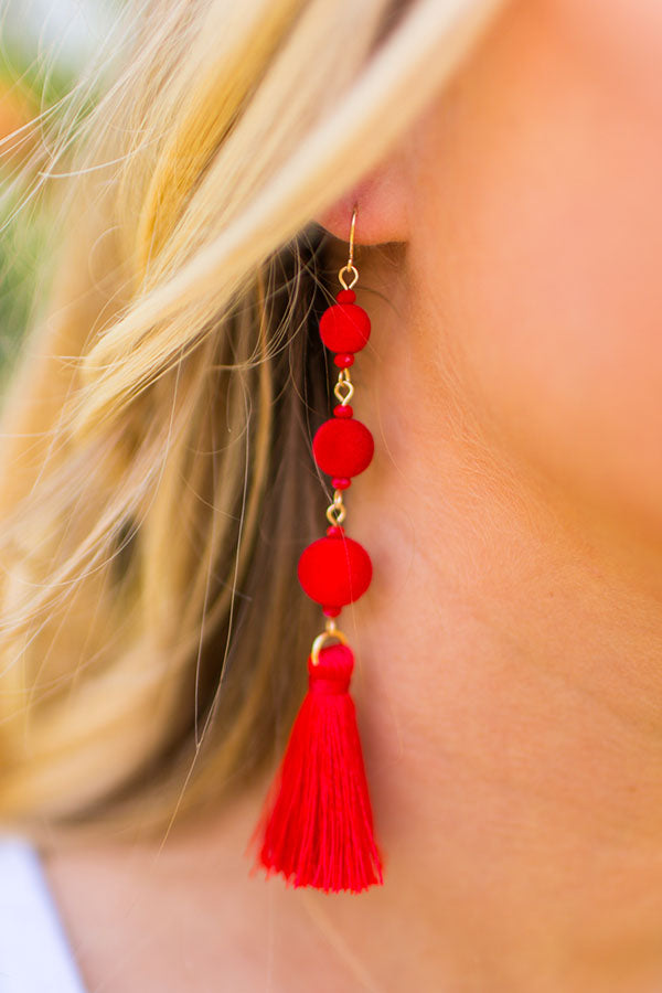 Mojito Moment Tassel Earrings