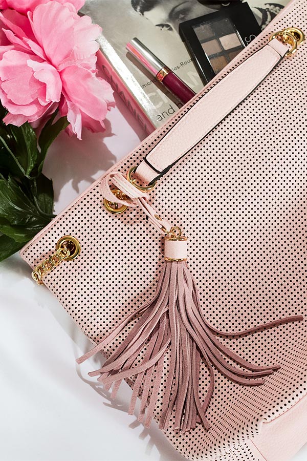 Hollywood Hills Tote Bag In Latte