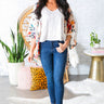 Moroccan Morning Floral Overlay in Ivory Image - 1