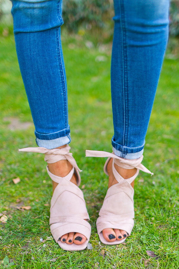 The Channing Faux Suede Wedge