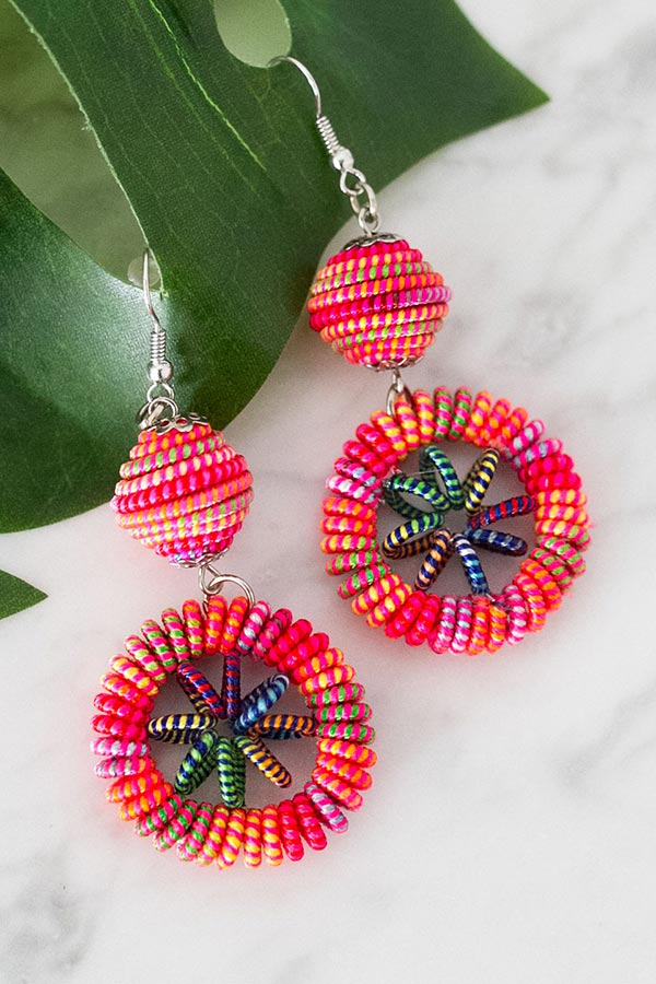 A-Round We Go Earrings