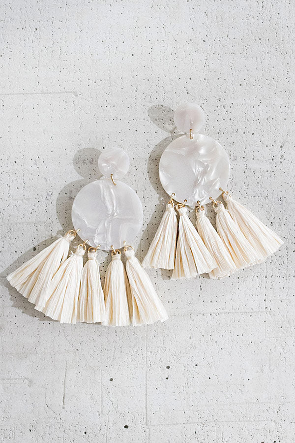 Haute Off The Precious Tassel Earrings