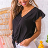 A La Mode Shift Top in Black Image - 1