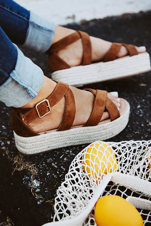 Catalina Island Espadrille in Brown