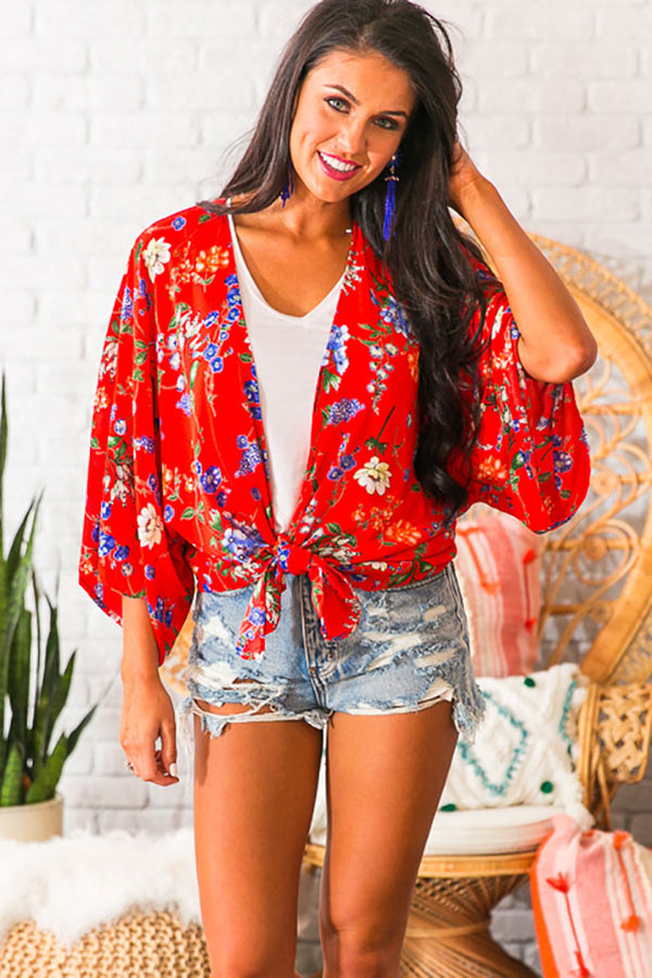 Brunch in Florence Overlay in Red