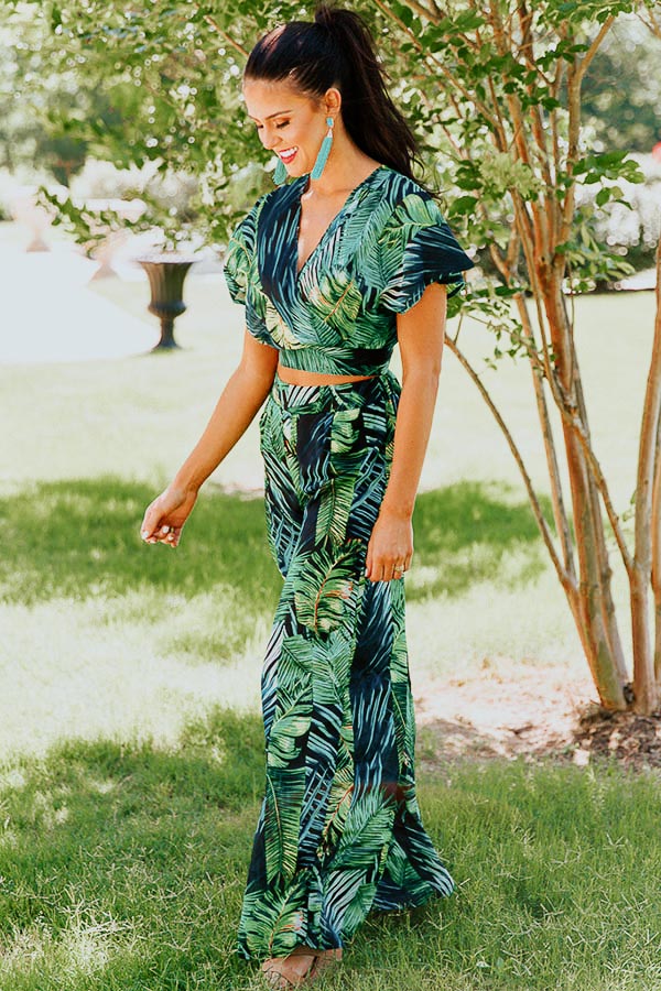 Truly Tropical High Waist Pants