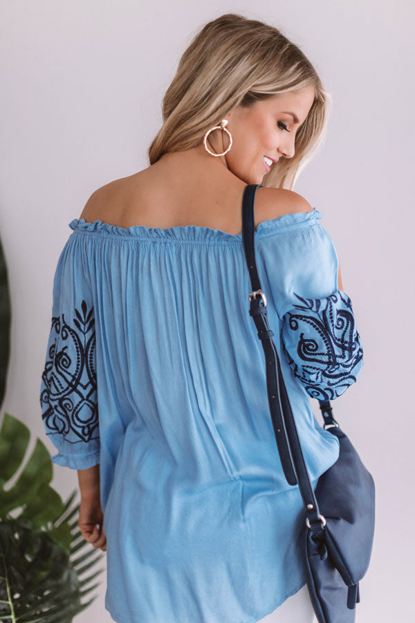 Brunch On The Weekend Embroidered Tunic