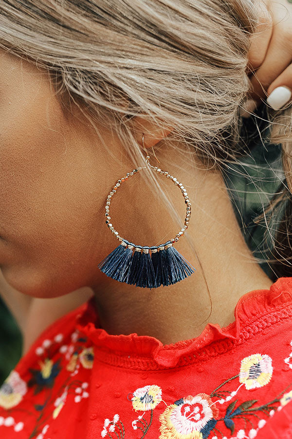 New Obsession Earrings In Blue