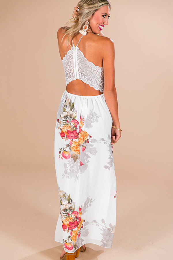 Garden Party Floral Maxi Dress - sparkleshinylove