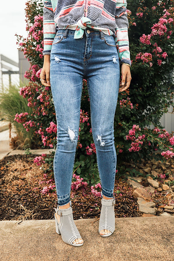 The Jennifer High Waist Ankle Skinny