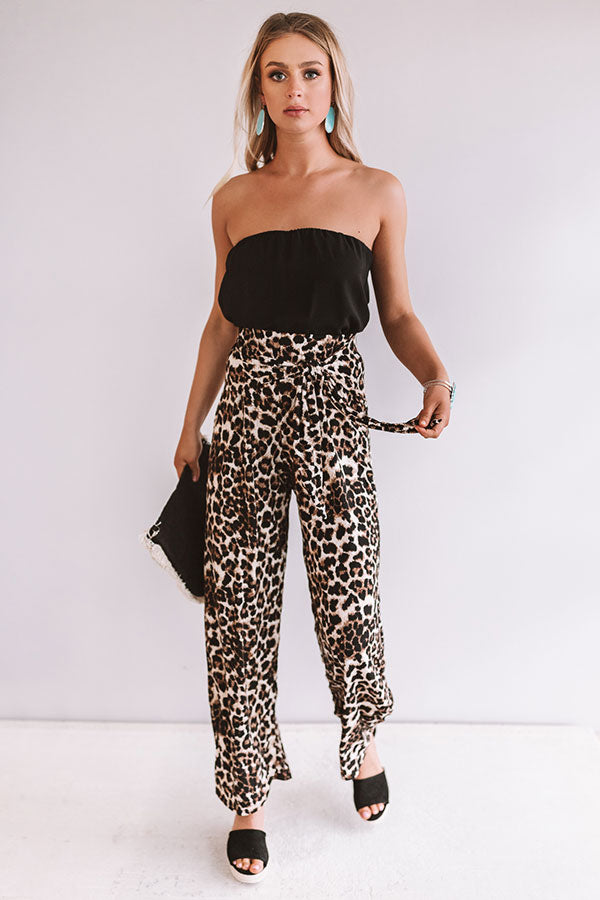 Times Square Leopard Pants
