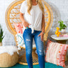 Hip For Happy Hour Shift Tee in Ivory Image - 1