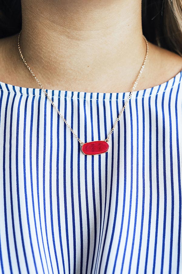 Simply Irresistible Necklace In Fuchsia