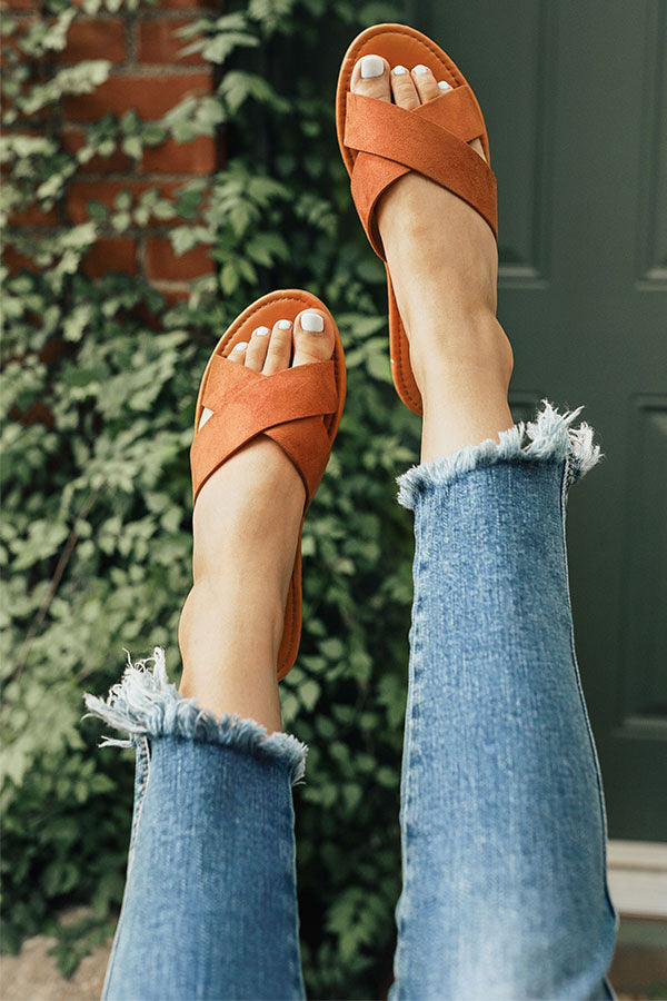 The Lexi Sandal in Brown