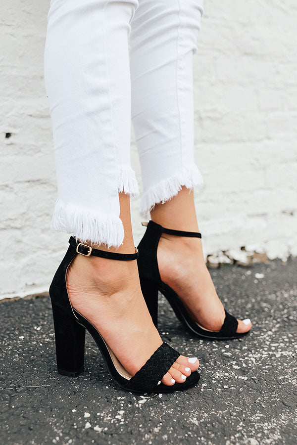 The Camilla Heel in Black