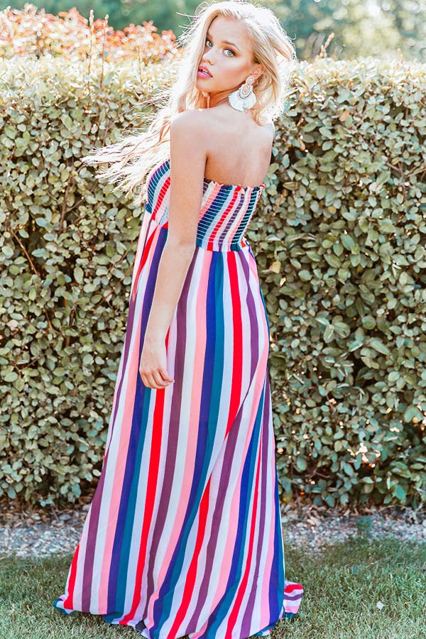 open lace back dress FATE Blue & Pink Striped Maxi Dress with Halter Neck Strap- Size S The Saved Collection open lace back dress FATE Blue & Pink Striped Maxi Dress with Halter Neck Strap- Size S The Saved Collection