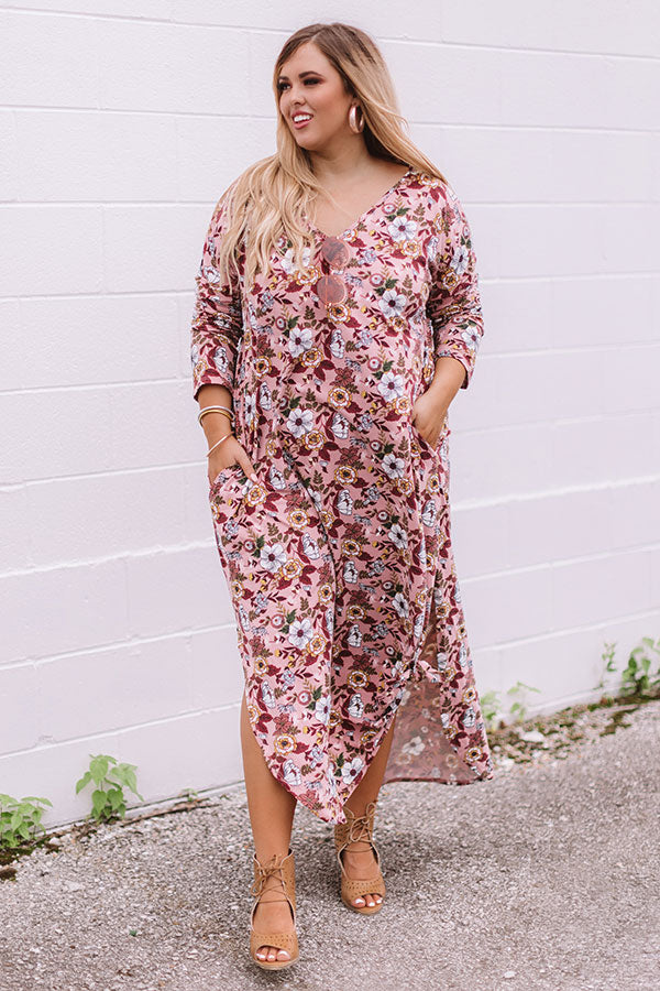 Pocket Full Of Posies Maxi In Blush