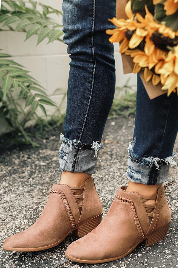 The Campbell Bootie in Taupe