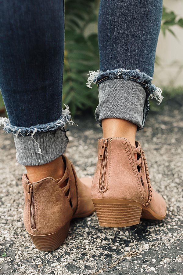 The Campbell Bootie in Taupe