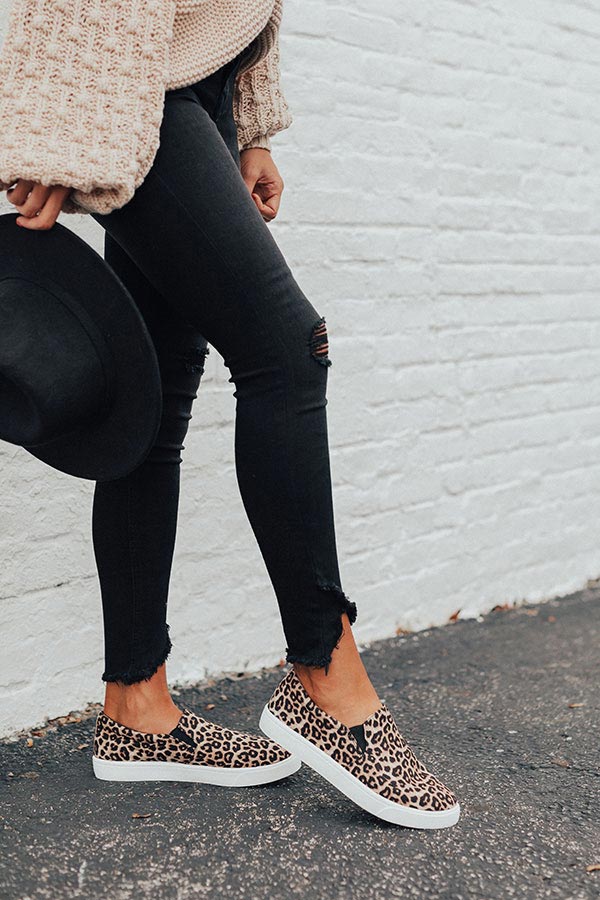 The Hadley Sneaker in Leopard