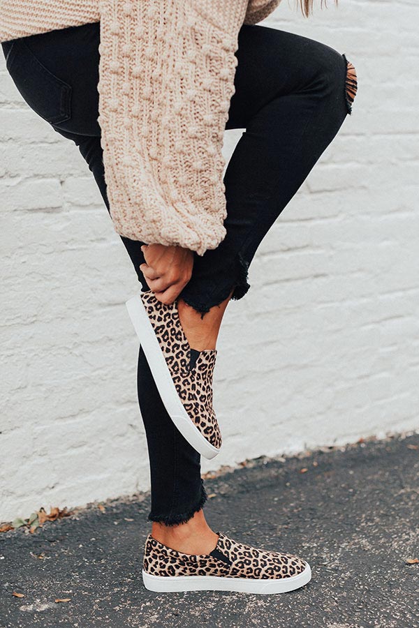 The Hadley Sneaker in Leopard