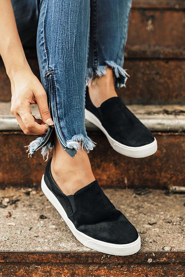 The Hadley Sneaker in Black