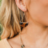 See You Backstage Earrings In Leopard Image - 1