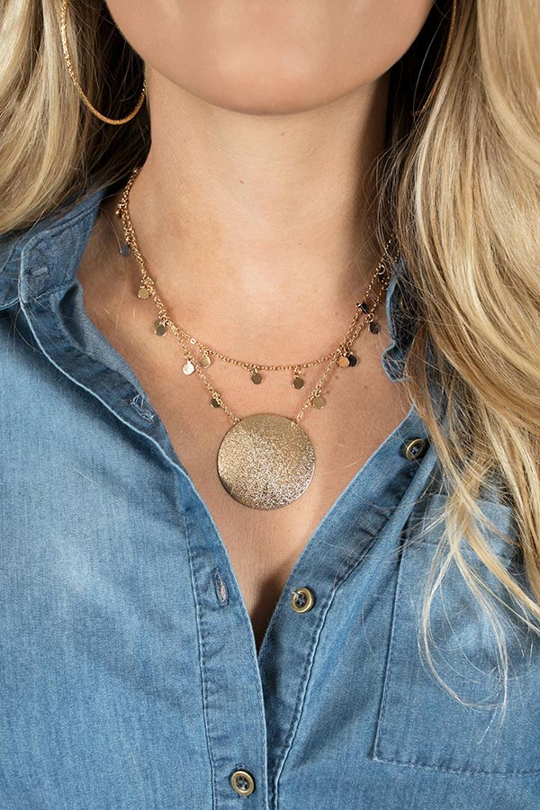 Sipping Prosecco Layered Necklace
