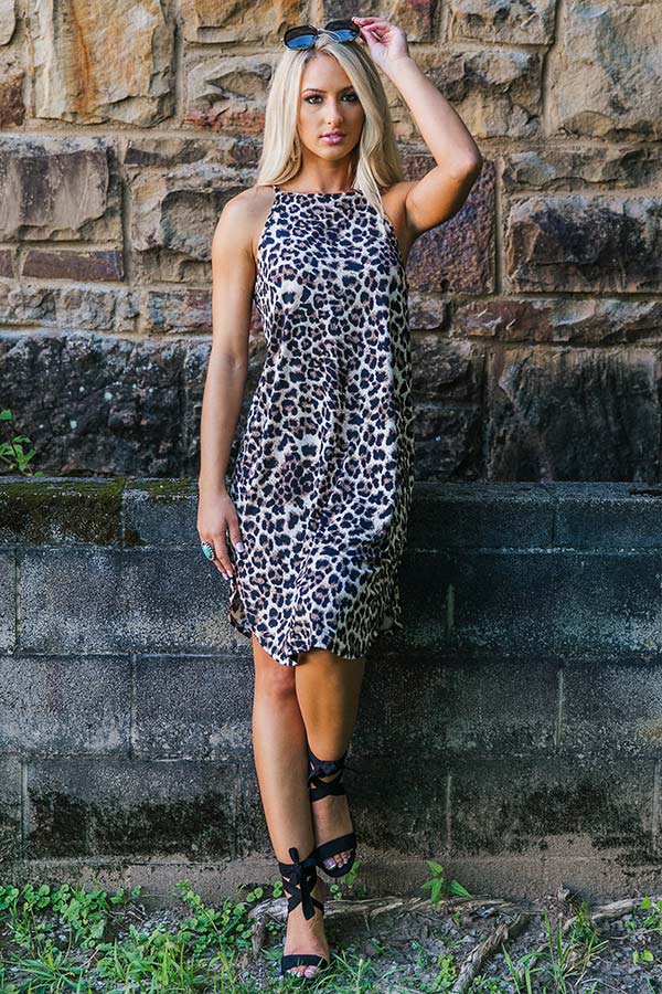 Lula Leopard Shift Dress