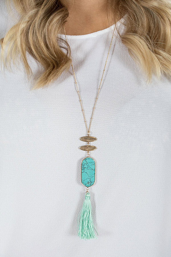 Shake It Off Tassel Necklace