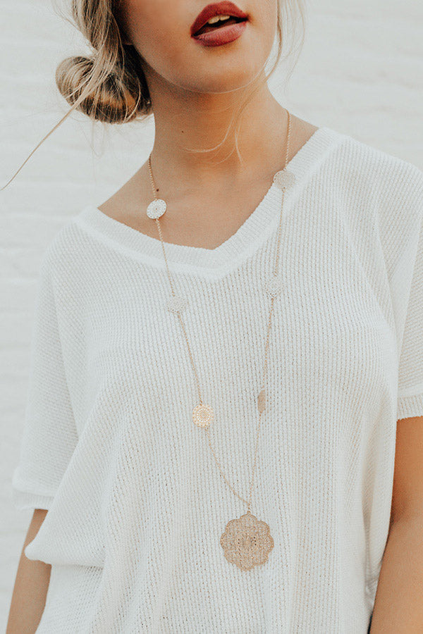 So In Love With The Shape Of You Necklace