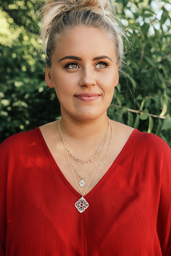 Steal Your Heart Layered Necklace