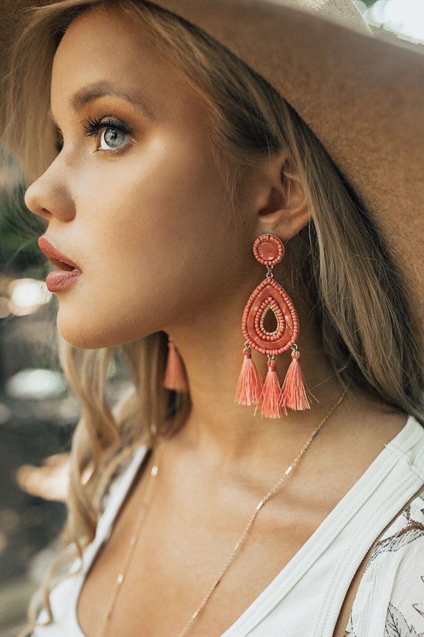 Memories In The Making Earrings In Pink