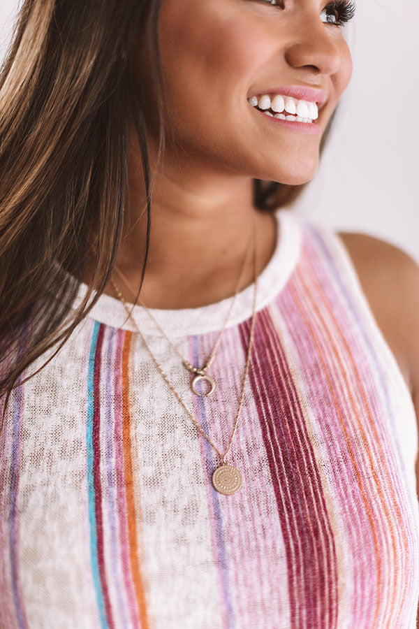 Twilight Toast Layered Necklace
