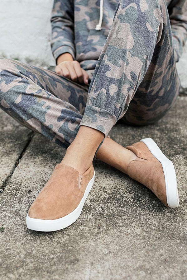 The Hadley Sneaker in Iced Mocha