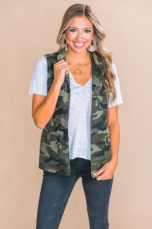 Colorado Chic Camo Vest Image - 1