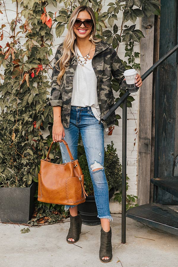 Colorado Chic Lightweight Camo Jacket Image - 1