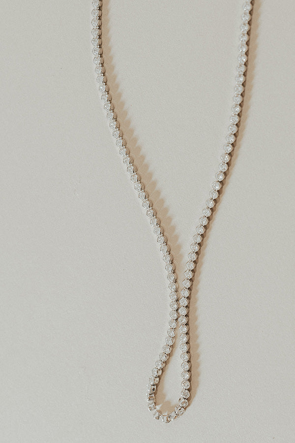 Backstage Bound Necklace In Silver Image - 1