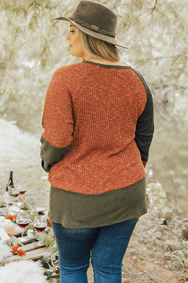 Calls For Lattes Color Block Shift Top Curves Image - 1