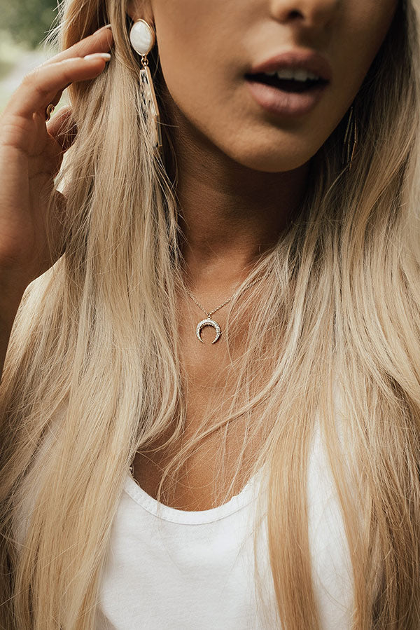 Luna Divine Necklace in Gold