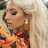 A List Only Earrings In Mustard Image - 1