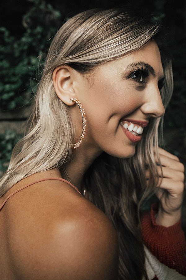 Honeymoon Phase Hoop Earrings