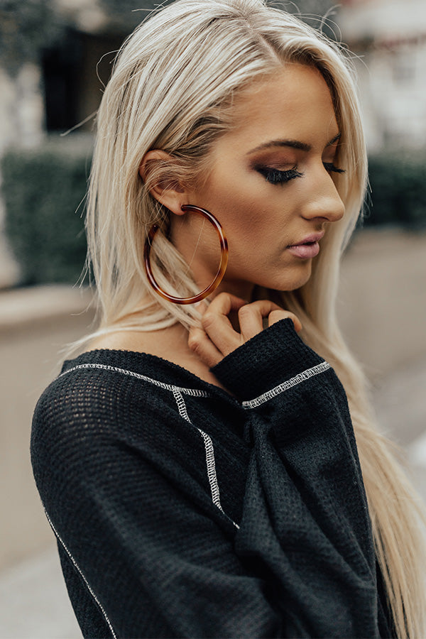 Can I Get A Hoop Hoop Earrings