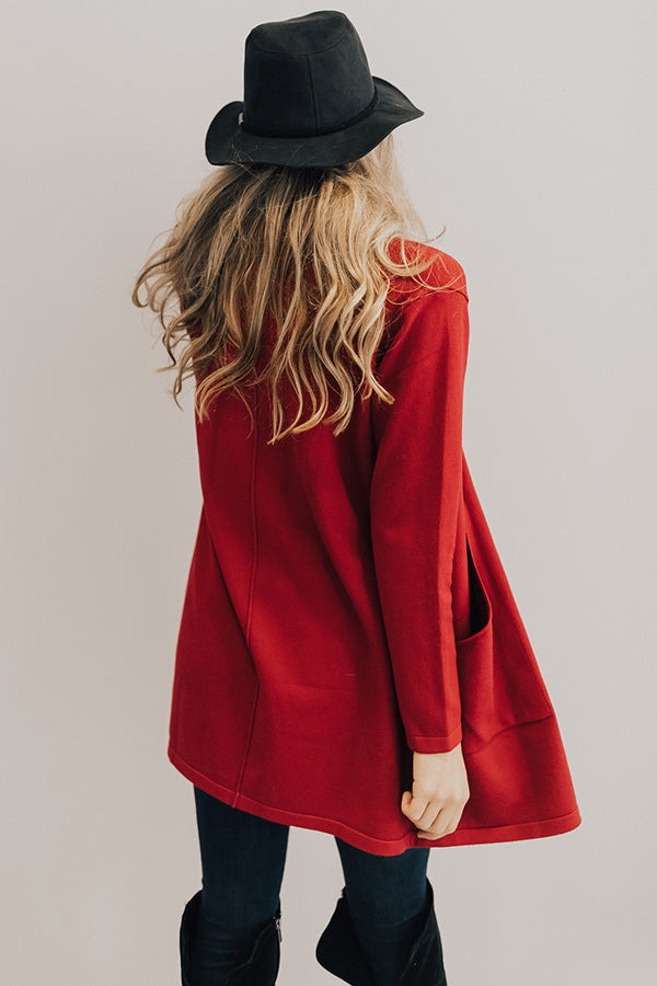 Colorado Crushing Cardigan In Crimson Image - 1