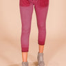 Time To Chill Vintage Wash Joggers In Sangria Image - 1