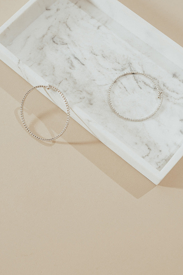 Just Add Champagne Bracelet in Silver